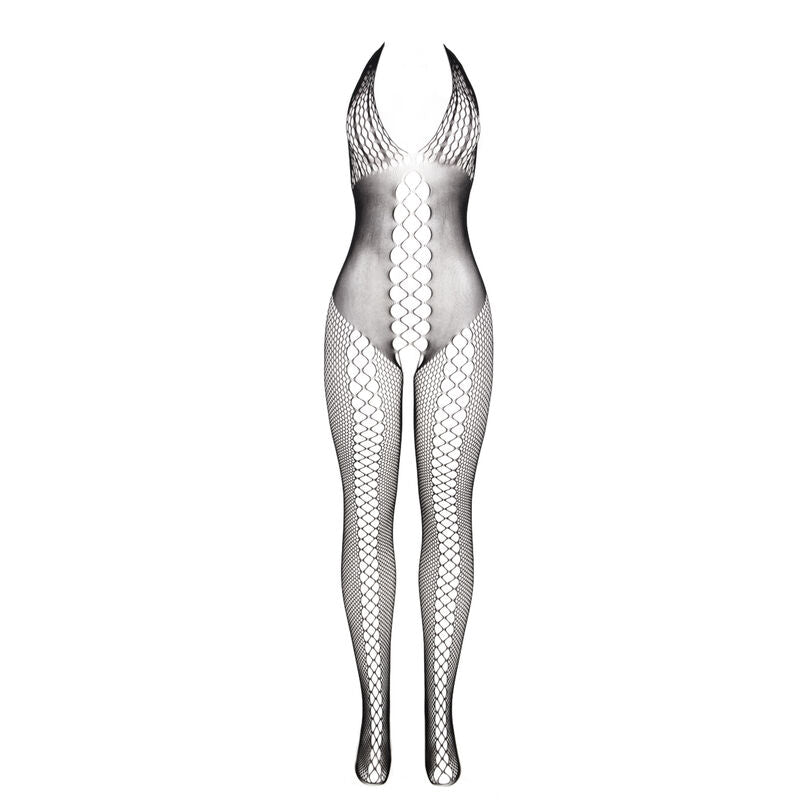 SUBBLIME - 951832 BODYSTOCKING MIT OFFENEM RÜCKEN UND KREUZDETAILS SCHWARZ EINHEITSGRÖSSE