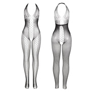 SUBBLIME - 951832 BODYSTOCKING MIT OFFENEM RÜCKEN UND KREUZDETAILS SCHWARZ EINHEITSGRÖSSE
