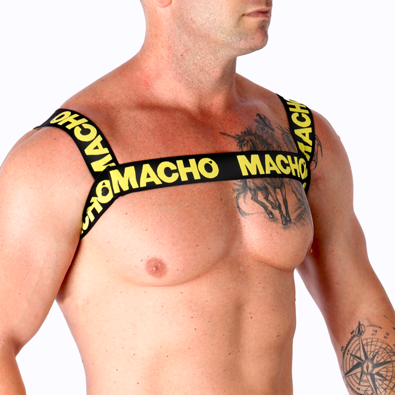 MACHO - DOPPELGELBES GURTZEUG