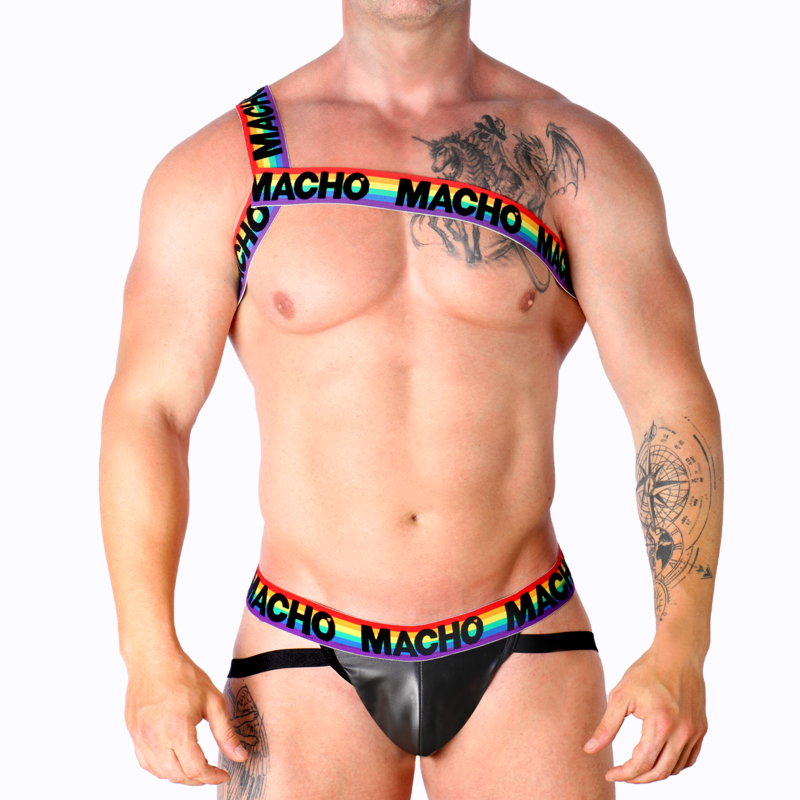 MACHO - RÖMISCHES GESCHIRR WEISS S/M