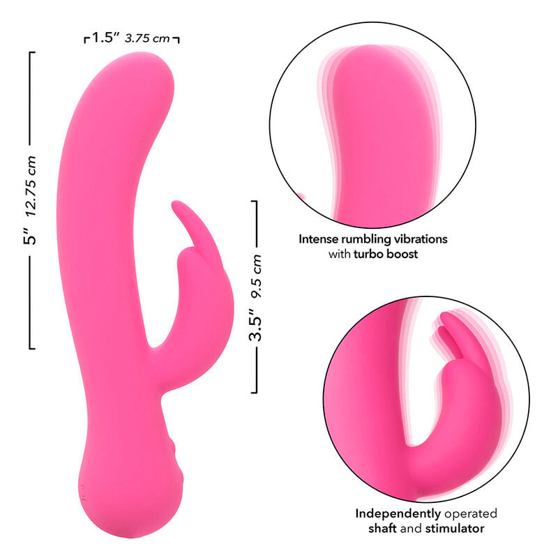 CALEXOTICS - FIRST TIME Sensory Device RABBIT RECHARGEABLE PINK