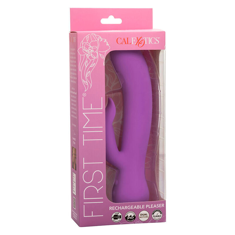 CALEXOTICS - FIRST TIME Sensory Device PLEASER RECHARGEABLE PURPLE