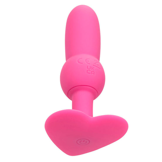 CALEXOTICS - FIRST TIME ANALPLUG MIT KUGELN 10 VIBRATIONSSTUFEN PINK