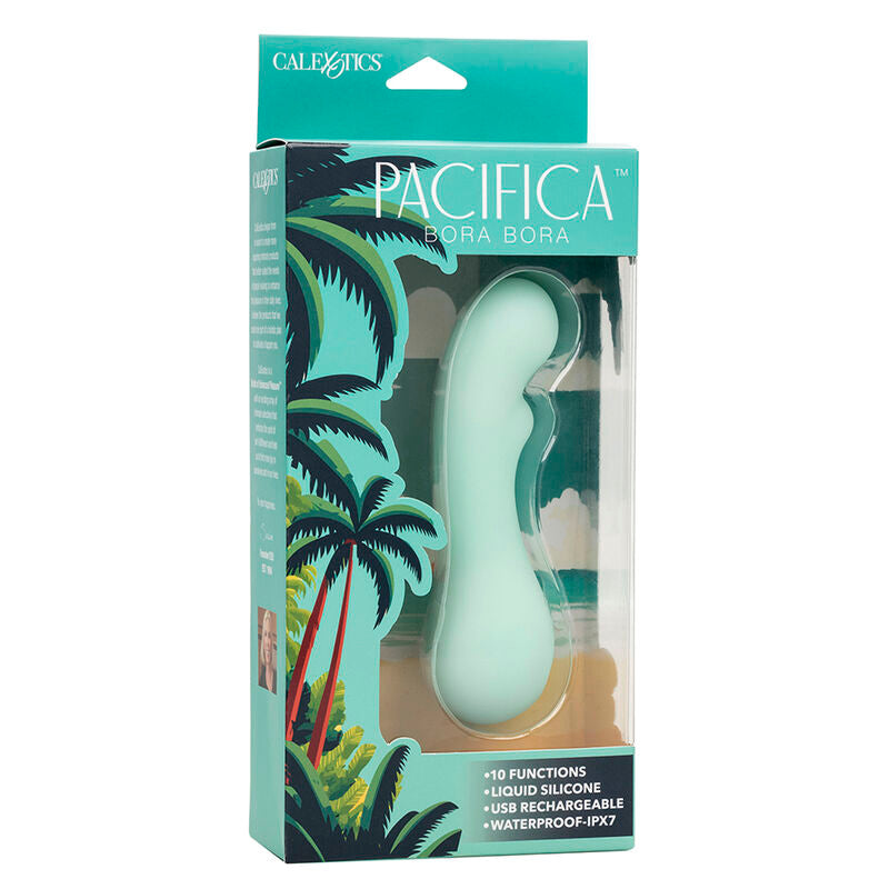 CALEXOTICS - PACIFICA BORA BORA STIMULATOR G-PUNKT 10 VIBRATIONEN AQUA