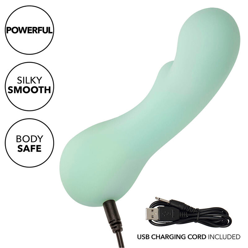 CALEXOTICS - PACIFICA BORA BORA STIMULATOR G-PUNKT 10 VIBRATIONEN AQUA