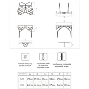 LIVCO CORSETTI FASHION - SOLEDAD LC 20217 BH + SLIP + HÜFTGÜRTEL S/M