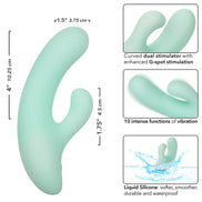 CALEXOTICS - PACIFICA FIJI Sensorgerät & STIMULATOR G-PUNKT 10 VIBRATIONEN AQUA