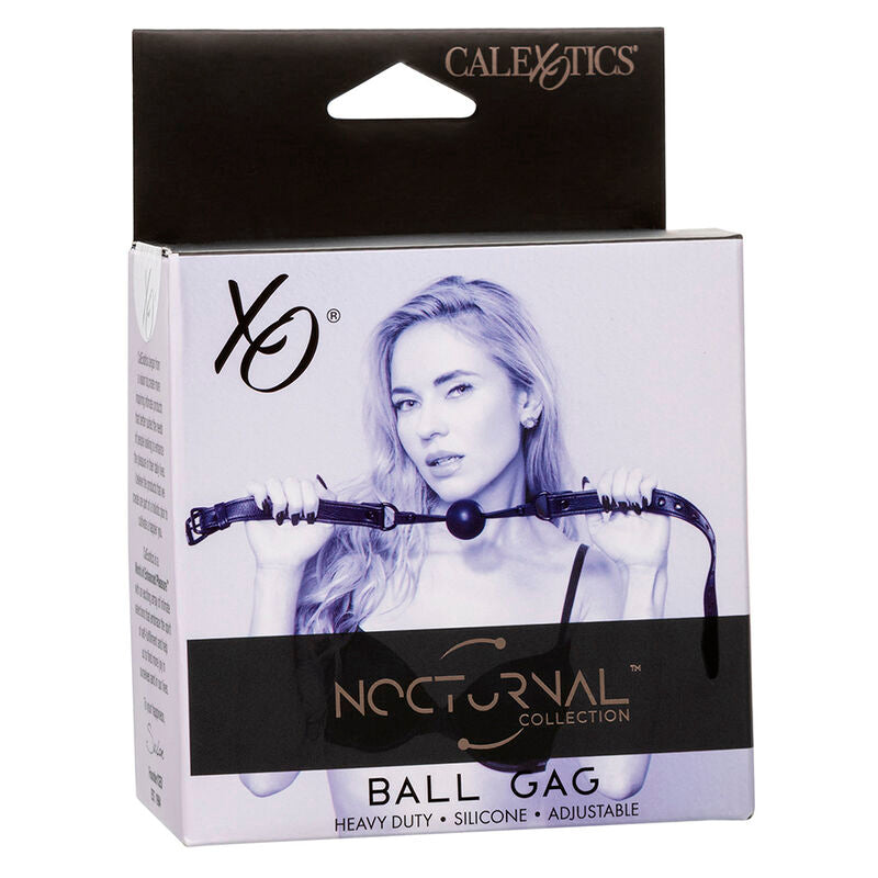 CALEXOTICS - NOCTURNAL KNEBELBALL SILIKON SCHWARZ