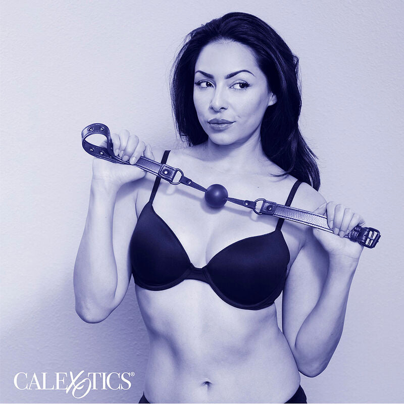 CALEXOTICS - NOCTURNAL KNEBELBALL SILIKON SCHWARZ