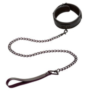 CALEXOTICS – NOCTURNAL HALSBAND & LEINE LEDER VERSTELLBAR SCHWARZ