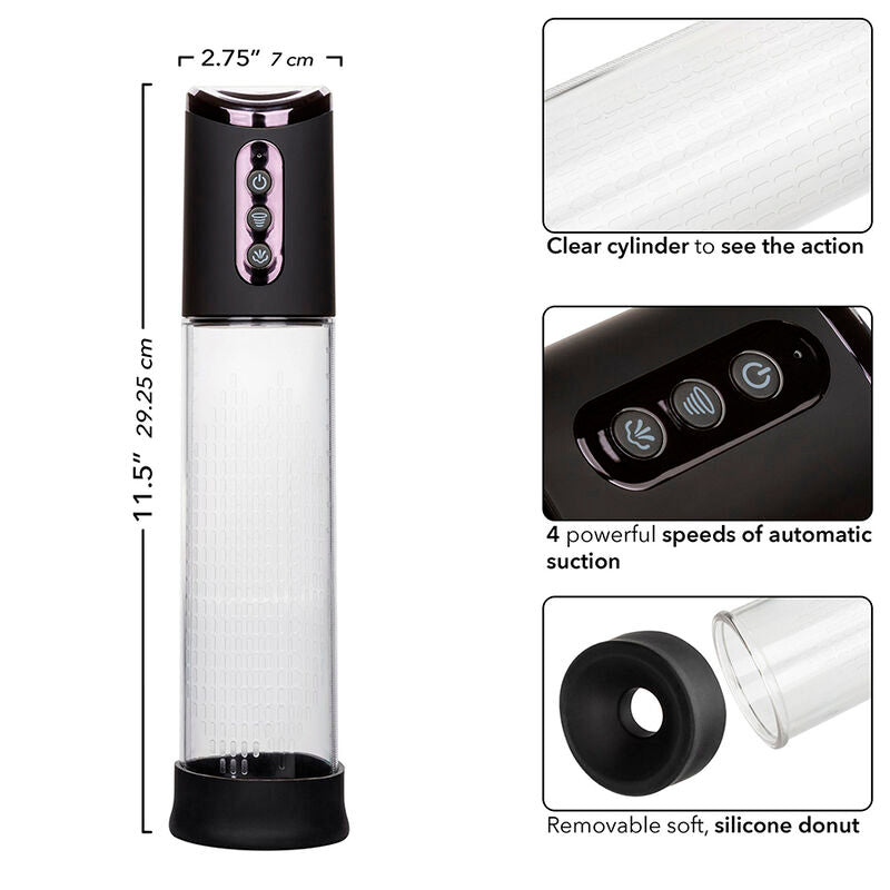 CALEXOTICS - PEAK 4-SPEED VAKUUMPUMPE SCHWARZ