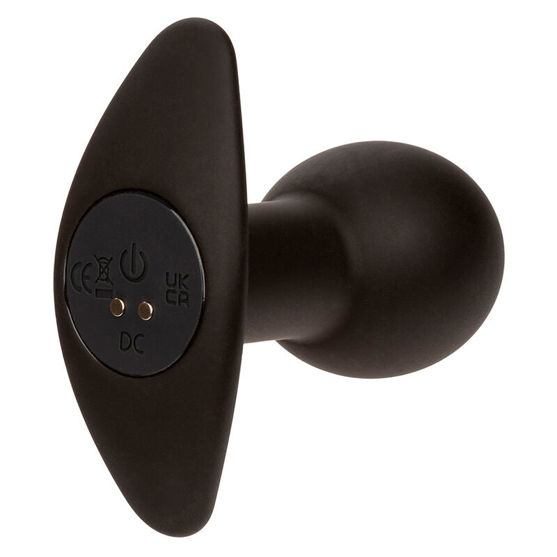 CALEXOTICS - ROCK BOTTOM ANALPLUG 10 VIBRATIONEN SILIKON SCHWARZ