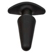 CALEXOTICS - ROCK BOTTOM KONISCHER ANALPLUG 10 VIBRATIONEN SILIKON SCHWARZ