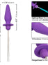 CALEXOTICS - SOUTHERN LIGHTS LEUCHTENDER ANALPLUG 10 VIBRATIONEN SILIKON LILA