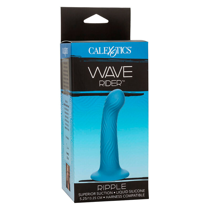 CALEXOTICS - WAVE RIDER RIPPLE ANALPLUG BLAU