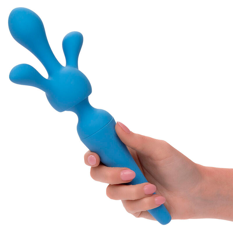 CALEXOTICS - COUTURE KIT Sensory Device WAND 10 VIBRATIONS BLUE
