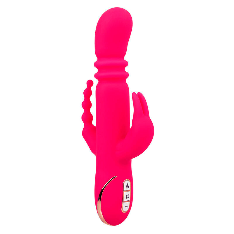 CALEXOTICS – JACK FANTASY TRIPLE HEATED Sinnliches Gerät RABBIT PINK