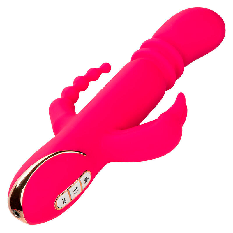 CALEXOTICS – JACK FANTASY TRIPLE HEATED Sinnliches Gerät RABBIT PINK
