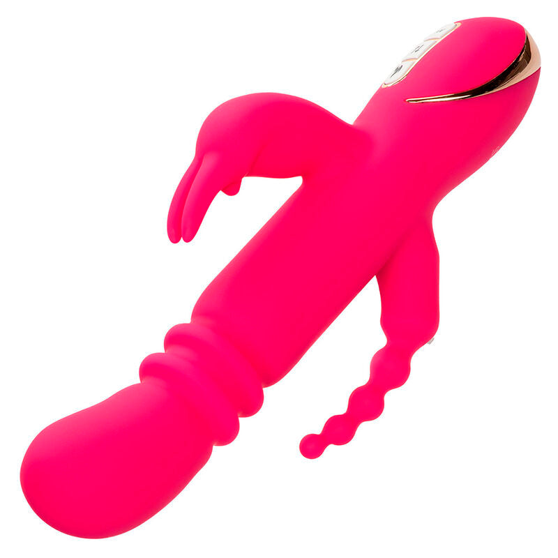 CALEXOTICS – JACK FANTASY TRIPLE HEATED Sinnliches Gerät RABBIT PINK