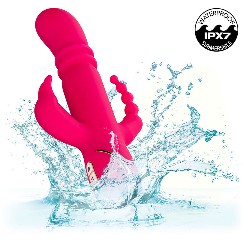 CALEXOTICS – JACK FANTASY TRIPLE HEATED Sinnliches Gerät RABBIT PINK