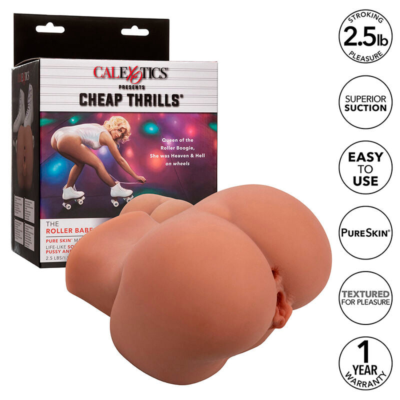 CALEXOTICS - THE ROLLER BABE DOPPELTER REALISTISCHER MASTURBATOR FLESH