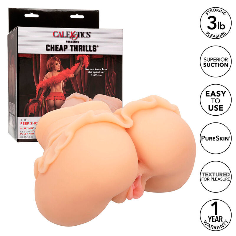 CALEXOTICS - THE PEEP SHOW GIRL DOPPELT REALISTISCHER MASTURBATOR FLEISCH