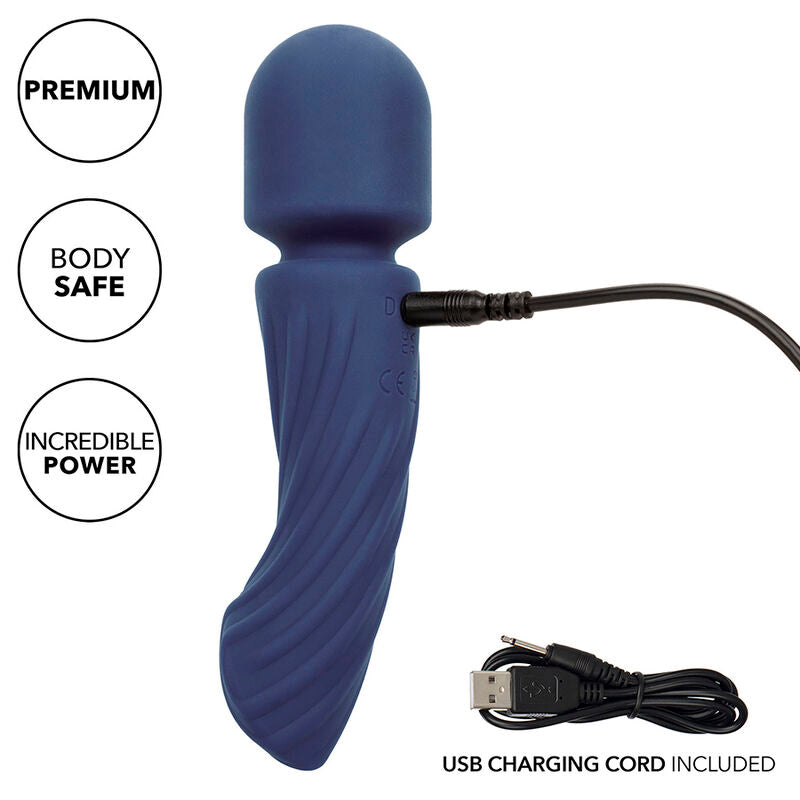 CALEXOTICS - CHARISMA ALLURE MASSAGER ZWEI MOTOREN 12 FUNKTIONEN 17,25 CM X 4,5 CM LILA