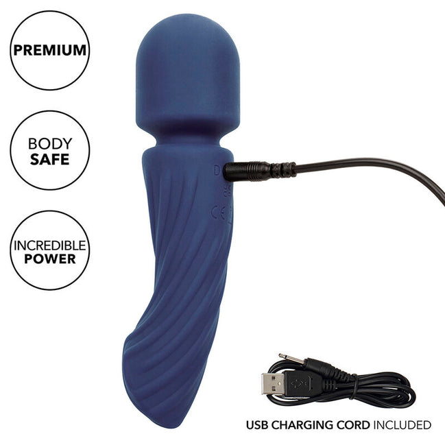 CALEXOTICS - CHARISMA ALLURE MASSAGER ZWEI MOTOREN 12 FUNKTIONEN 17,25 CM X 4,5 CM LILA
