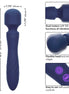 CALEXOTICS - CHARISMA MYSTIQUE MASSAGER DUAL MOTORS 12 FUNCTIONS 20,5 CM X 4.5 CM PURPLE