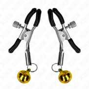 KINK - GOLD EINZELGLOCKE NIPPELKLEMME 6 CM