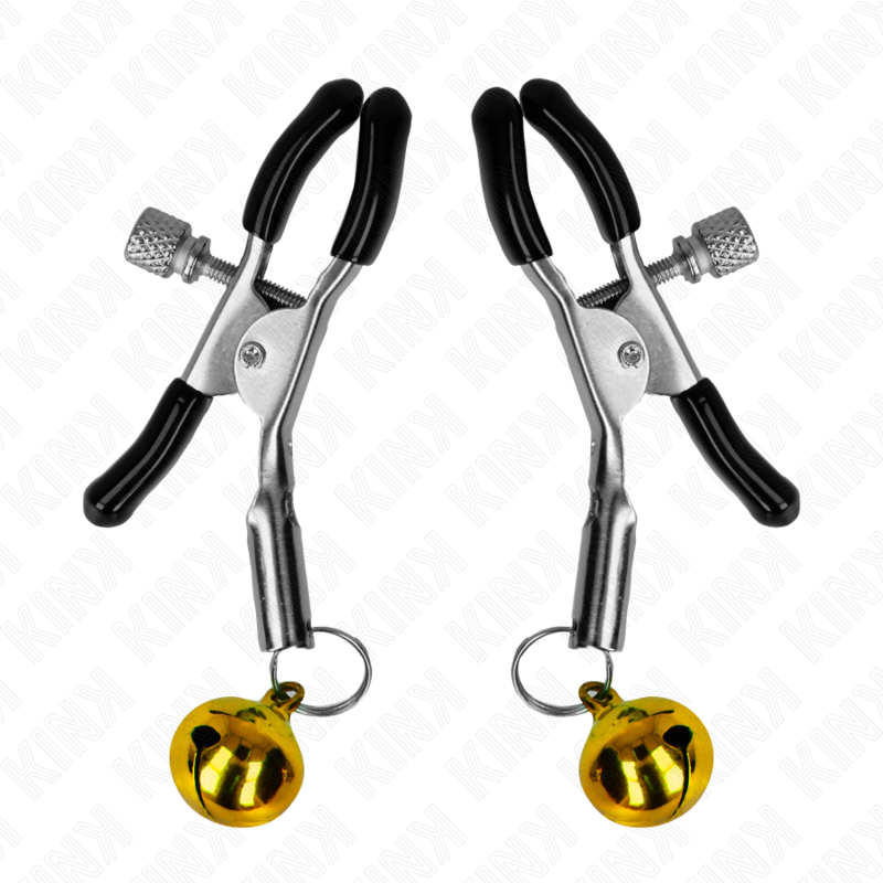 KINK - GOLD EINZELGLOCKE NIPPELKLEMME 6 CM