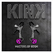 KINK - LILA EINZEL GLÖCKCHEN NIPPELKLEMME 6 CM