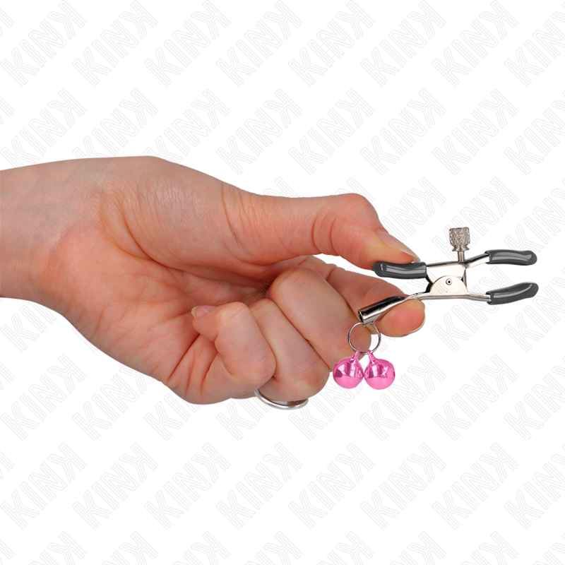 KINK - DOPPELGLOCKEN-NIPPElkLEMME PINK 6 CM