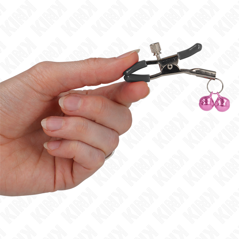 KINK - DOPPELGLOCKEN-NIPPElkLEMME PINK 6 CM