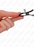 KINK - SILVER BELL PENDANT NIPPLE CLAMPS 6 CM