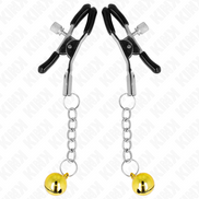 KINK - GOLDENE GLÖCKCHEN-NIPPELKLEMMEN 6 CM
