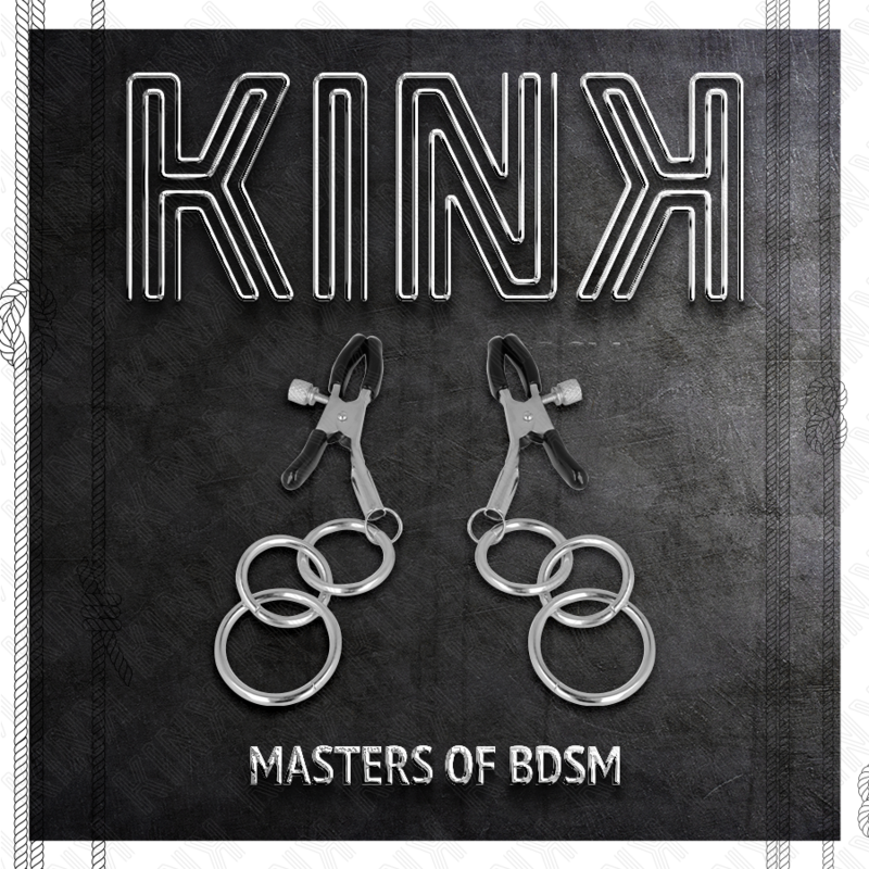 KINK - 3 O-RING BRUSTWARZENKLEMME 6 CM