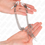 KINK - NIPPELKLEMMEN MIT STACHELKETTEN 30 CM