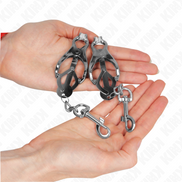 KINK - JAPANISCHE KLEEBISSMUTZKLAMmern MIT HAKEN SILBER