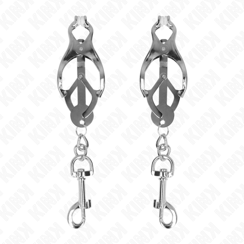 KINK - JAPANISCHE KLEEBISSMUTZKLAMmern MIT HAKEN SILBER