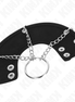 KINK - PENISRING 4 CM KETTE 7 CM METALL MIT LEDERGÜRTEL