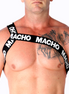 MACHO - RÖMISCHES GESCHIRR WEISS S/M