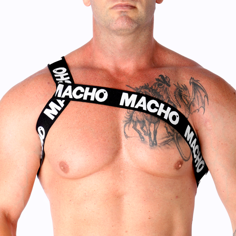MACHO - RÖMISCHES GESCHIRR WEISS S/M