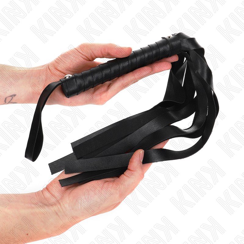 KINK - SCHWARZE BREITE SCHWANZPEITSCHE 48,5 CM