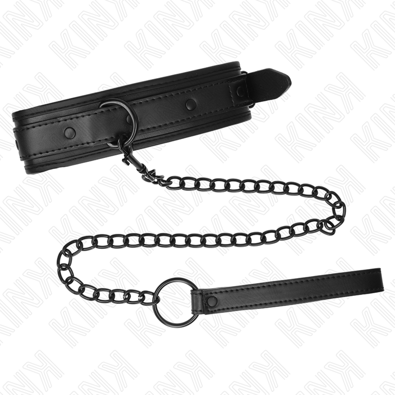 KINK - NEOPREN BONDAGE HALSBAND MODELL 2 MIT GURT 78 CM VERSTELLBAR 37,5 X 49,5 CM