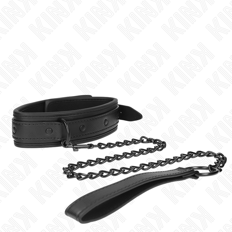 KINK - NEOPREN BONDAGE HALSBAND MODELL 2 MIT GURT 78 CM VERSTELLBAR 37,5 X 49,5 CM