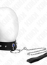 KINK - NECKLACE 65 CM WITH STRAP WITH BLUE DIAMONDS ADJUSTABLE 36-43 CM X 5 CM