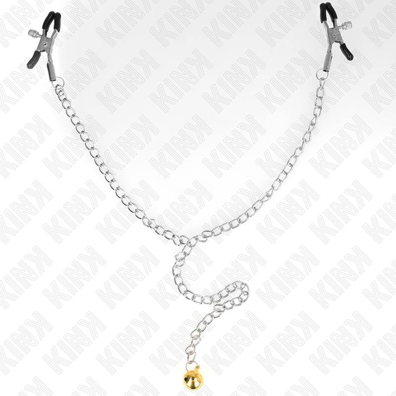 KINK – KETTEN-BRUSTWARZENKLEMMEN MIT GLOCKE 30 CM