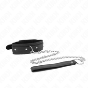 KINK - HALSBAND MIT LEINE 65 CM 1 RING VERSTELLBAR 38-49 CM X 5 CM