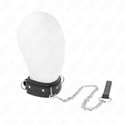 KINK - HALSBAND MIT LEINE 65 CM 3 RING MODEL 1 VERSTELLBAR 38-49 CM X 5 CM